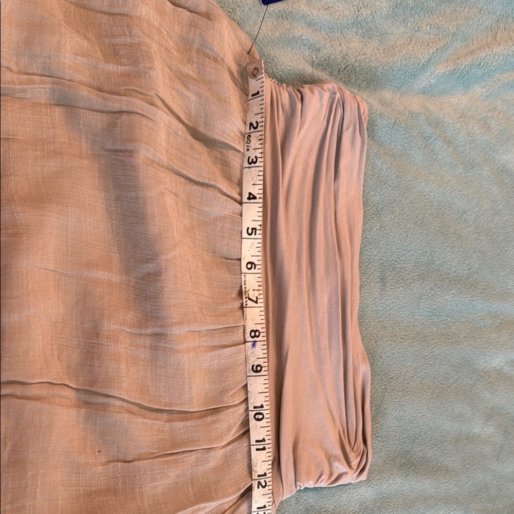 Apt. 9 Beige Midi Wrap Skirt Asymmetrical High-Low - Picture 8 of 11